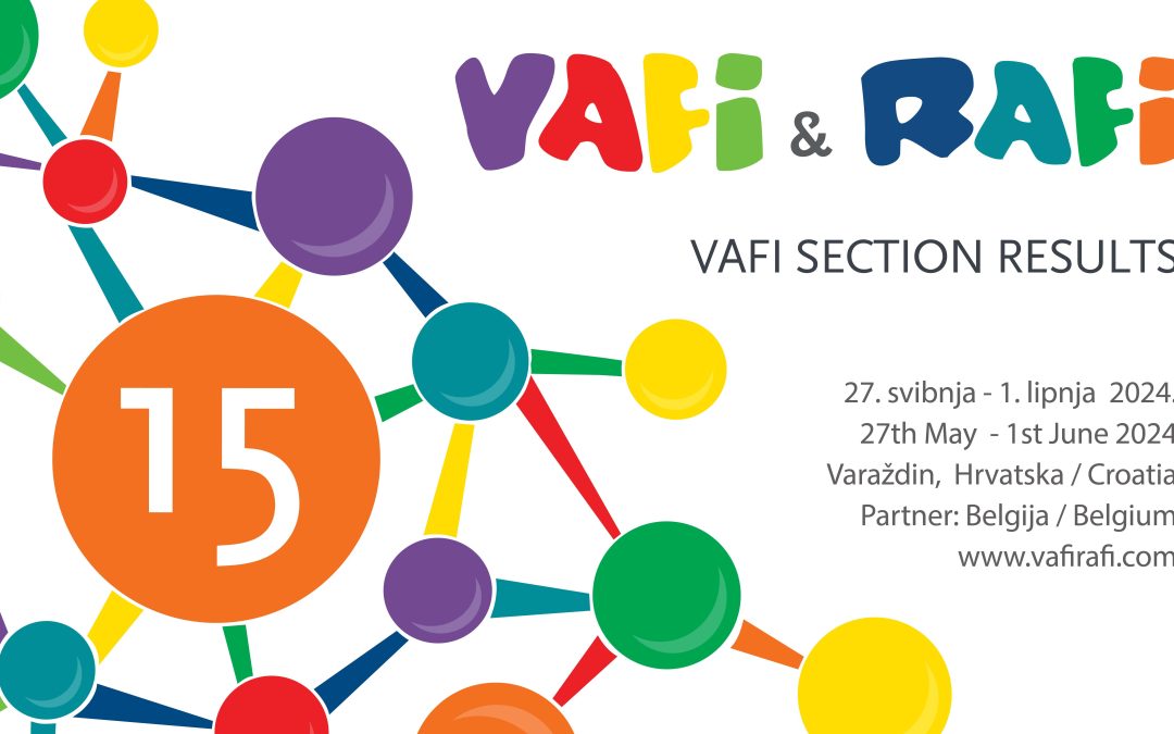 15. VAFI & RAFI festival (Hrvatska) – Rezultati selekcijske komisije u VAFI sekciji